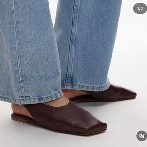 Topshop Burgundy Mules for Women
